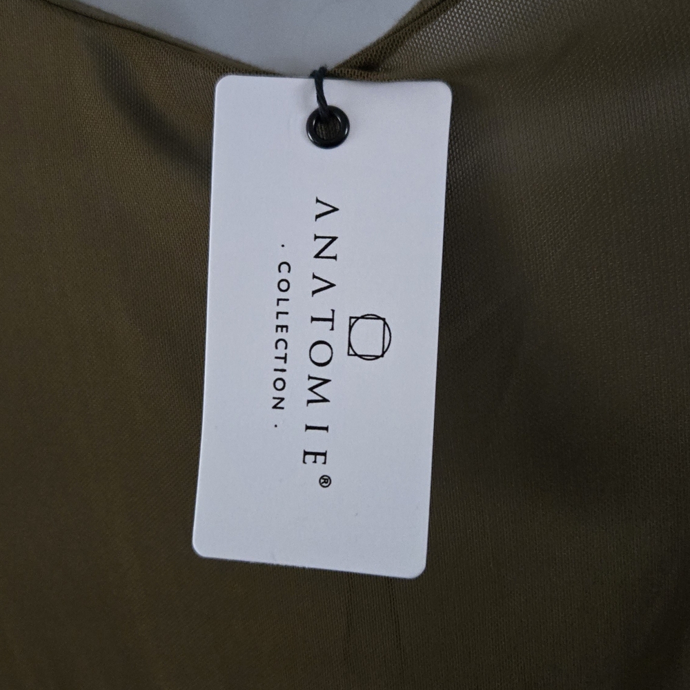 Anatomie Olive Mesh Long Sleeve Top - Picture 4 of 6